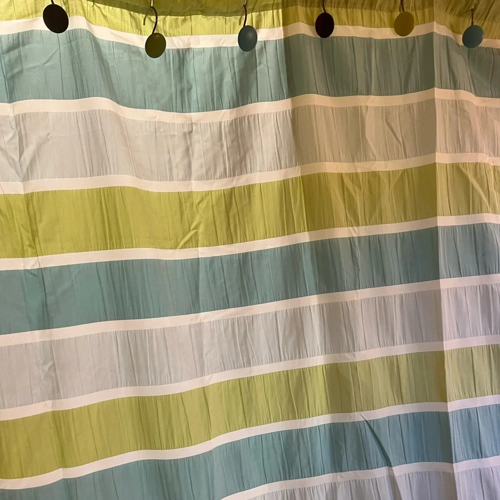 EUC Shower Curtain and 23 hooks